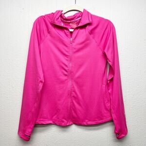 Juicy Couture Full Zip Pink Activewear Jacket Medium Fitness Workout Running